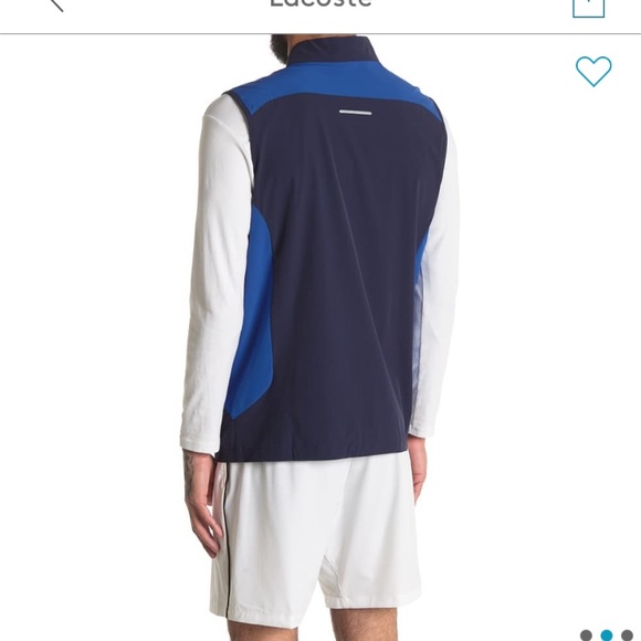 NEW Lacoste Men’s Golf Rain Vest - Picture 3 of 10